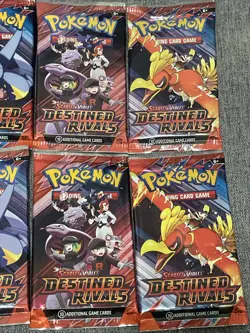Lot Of 8 Pokemon Scarlet & Violet Destined Rivals Surging Sparks Sealed Booster - Image 4