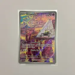 Drowzee 2023 Pokemon Scarlet & Violet English #210/198 Illustration Rare - Image 1