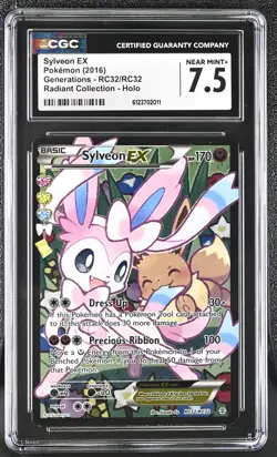 SYLVEON EX Generations Radiant Collection #RC32 CGC 7.5 Pokemon [Nostalgium] - Image 1