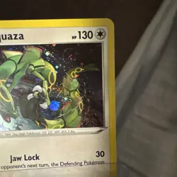 Pokemon TCG: Rayquaza SWSH029 Black Star Promo Cosmos Holo 2 Swirls NM - Image 2