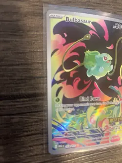 Pokemon TCG: Bulbasaur 133/132, (FULL ART) Mega Evolution HOLO STAMPED PROMO - Image 2