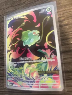 Pokemon TCG: Bulbasaur 133/132, (FULL ART) Mega Evolution HOLO STAMPED PROMO - Image 3
