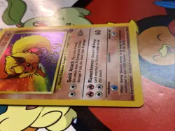 Pokemon TCG Jungle 1999 Flareon Holo Card 3/64 LP - Image 4