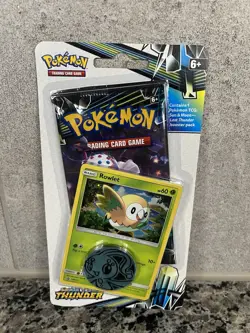 2x Pokemon Sun & Moon Lost Thunder Salandit Rowlet 1-Pack Blister Sealed - Image 3