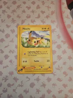 Pikachu 124/165 Expedition Base Set Regular HP Pokemon - Image 1
