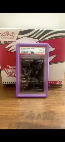 2025 Pokemon Black Bolt Zekrom Ex #172 GEM MT PSA 10 Black White Rare - Image 2