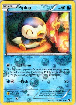 Piplup RC6/RC25 Legendary Treasures: Radiant Collection Pokemon TCG LP Holo - Image 1