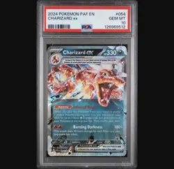 Pokemon 2024 PAF Paldean Fates Charizard EX PSA 10 - Image 1