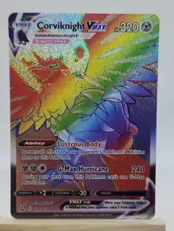 Pokemon Corviknight VMAX 171/163 Secret Rare Full Art Holo Battle Styles TCG - Image 1