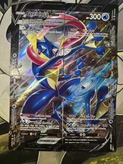 Pokemon TCG Greninja V-Union SWSH155/156/157/158 Black Star Promo, Full Set of 4 - Image 1