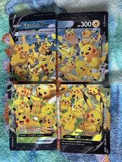 Pikachu V-Union Complete Set SWSH139 SWSH140 SWSH141 SWSH142 Pokemon Celebration - Image 1