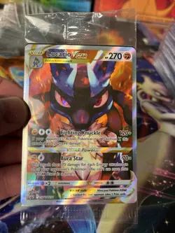 Pokemon Sealed Lucario VSTAR Crown Zenith ETB Promo - Image 1