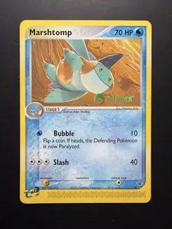 [NM+] Pokemon Black Star Marshtomp Winner Promo 011 - Image 1