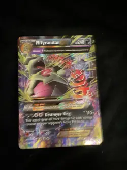Pokemon TCG M Tyranitar EX Ultra Rare Holo XY-Ancient Origins 43/98 - Image 1