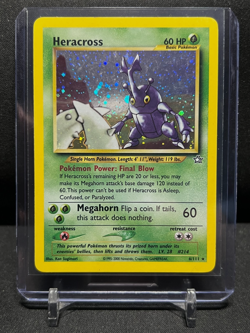 Heracross 6/111 Holo Rare Pokemon 2000 Neo Genesis MP/LP - Image 1