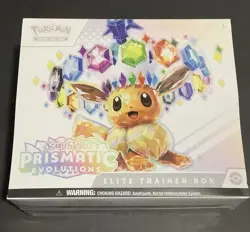 Prismatic Evolutions ETB Elite Trainer Box Factory Sealed New Pokemon - Image 1