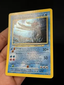 Shining Gyarados 65/64 Neo Revelation Double Holo Error Pokemon - Image 5
