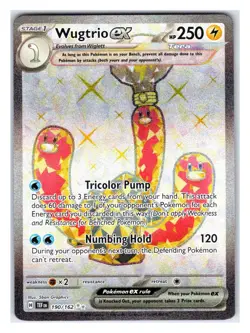 Pokemon TCG - Wugtrio ex - SV05: Temporal Forces 190/162 Ultra Rare - Image 1