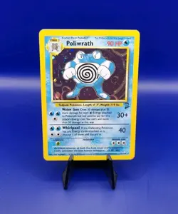 Poliwrath 15/130 Base Set 2 Holo Rare Pokemon Card Nintendo Pokemon TCG WOTC NM - Image 1
