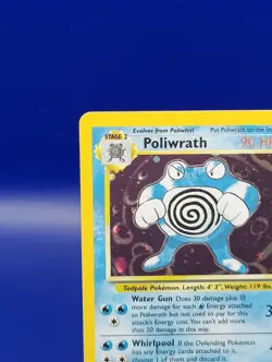 Poliwrath 15/130 Base Set 2 Holo Rare Pokemon Card Nintendo Pokemon TCG WOTC NM - Image 4