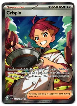 Crispin 164/142 - Stellar Crown Ultra Rare Pokemon TCG - NM Card - Image 1