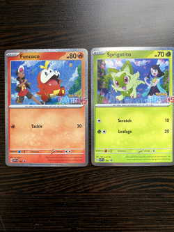 Sprigatito & Fuecoco SVP Black Star Promo Pokemon Card Set MP *PLEASE READ* - Image 1