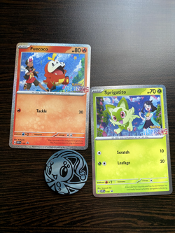Sprigatito & Fuecoco SVP Black Star Promo Pokemon Card Set MP *PLEASE READ* - Image 2