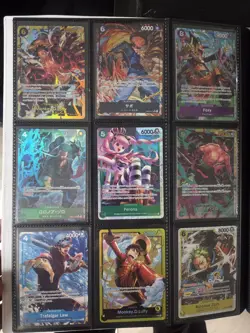 One Piece TCG Cards Luffy/Zoro/Law, Perona - Image 1