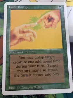 MTG Magic the Gathering Instill Energy LP - Image 1