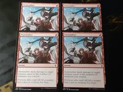 Outnumber x4, Battle for Zendikar, Near Mint, MTG, FREE SHIPPING - Image 1