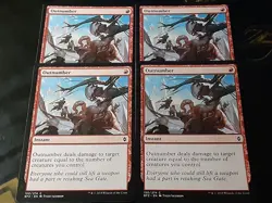 Outnumber x4, Battle for Zendikar, Near Mint, MTG, FREE SHIPPING - Image 2