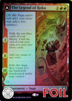 MTG The Legend of Roku (145) | NM Foil | Avatar: The Last Airbender {TLA} - Image 1