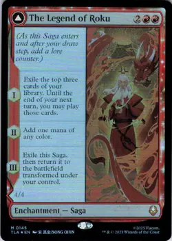 MTG The Legend of Roku (145) | NM Foil | Avatar: The Last Airbender {TLA} - Image 2