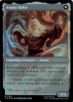 MTG The Legend of Roku (145) | NM Foil | Avatar: The Last Airbender {TLA} - Image 3
