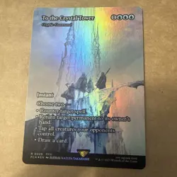 To the Crystal Tower Cryptic Command (Showcase) - 29 MTG Final Fantasy Set FOIL - Image 1