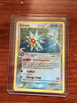 Pokemon Starmie Delta Species 15/113 60 HP Metal Stage 1 Card Pokemon TCG - Image 1