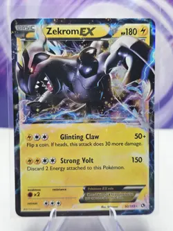 Pokemon TCG Zekrom EX Legendary Treasures 52/113 LP - Image 1
