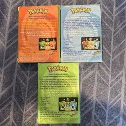 Vintage 1999/2000 Pokemon Theme Deck Box EMPTY Blackout, Brushfire, Overgrowth - Image 2