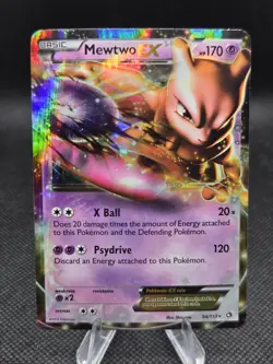 Mewtwo EX 54/113 Pokemon Legendary Treasures - LP - Image 1