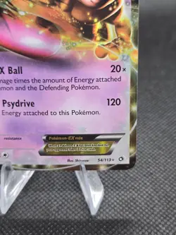 Mewtwo EX 54/113 Pokemon Legendary Treasures - LP - Image 4