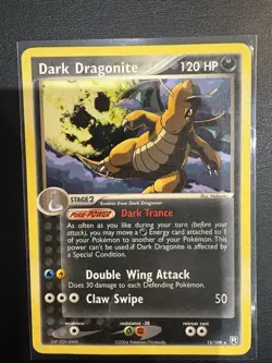 Dark Dragonite 15/109 Non-Holo Card Team Rocket Returns LP Pokemon TCG - Image 1