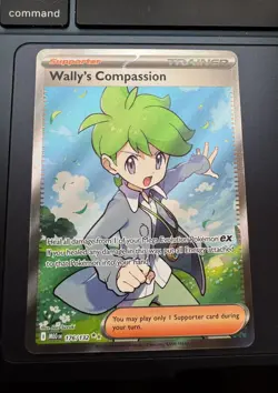 Wally's Compassion 176/132 - Pokemon Mega Evolution Full Art Ultra Rare Holo NM - Image 1