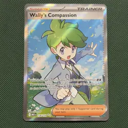 Wally's Compassion 176/132 - Pokemon TCG: Mega Evolution - Full Art MINT! - Image 1
