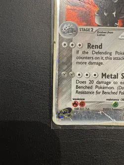 Pokemon Aggron ex 95/100 EX Sandstorm Holo - Damaged - Image 4
