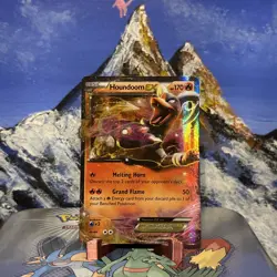 Houndoom EX - 21/162 Pokemon XY Breakthrough - Holo NM - Image 1
