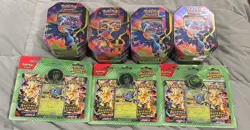 Pokemon Ascended Heroes Lot Of 7 4- Mega Charizard 3- 2 Pack Blisters - Image 1