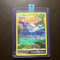 2022 Pokemon Brilliant Stars Vaporeon - TG02/TG30 - Image 1