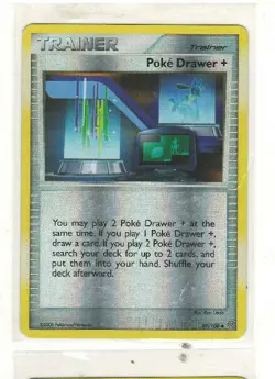 POKEMON TRAINER POKE DRAWER REVERSE HOLO 89/100 - Image 1