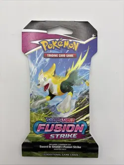 Pokemon TCG Sword & Shield 08 Fusion Strike Sleeved Booster Pack 820650809170 - Image 1