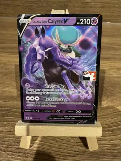 Shadow Rider Calyrex V - 074/198 - Chilling Reign - Play! Pokemon Stamped - Image 1